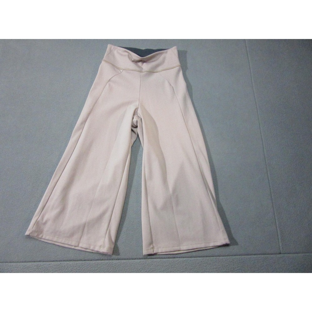 Patagonia Pants Womens Small Pink Cropped Wide Leg High Rise Athleisure Yoga